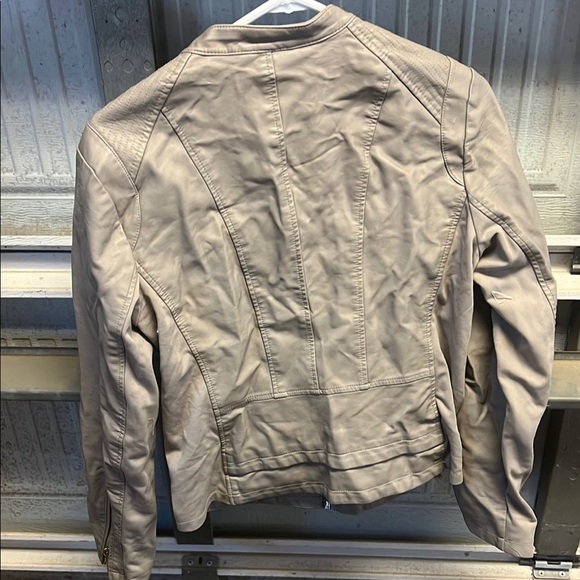 Express Tan Bomber Jacket - Picture 3 of 3